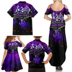 Step Into Horror Domain Freo Football Family Matching Summer Maxi Dress and Hawaiian Shirt Halloween Horror Movie Characters - Aussie Hoodie