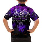 Step Into Horror Domain Freo Football Hawaiian Shirt Halloween Horror Movie Characters - Aussie Hoodie