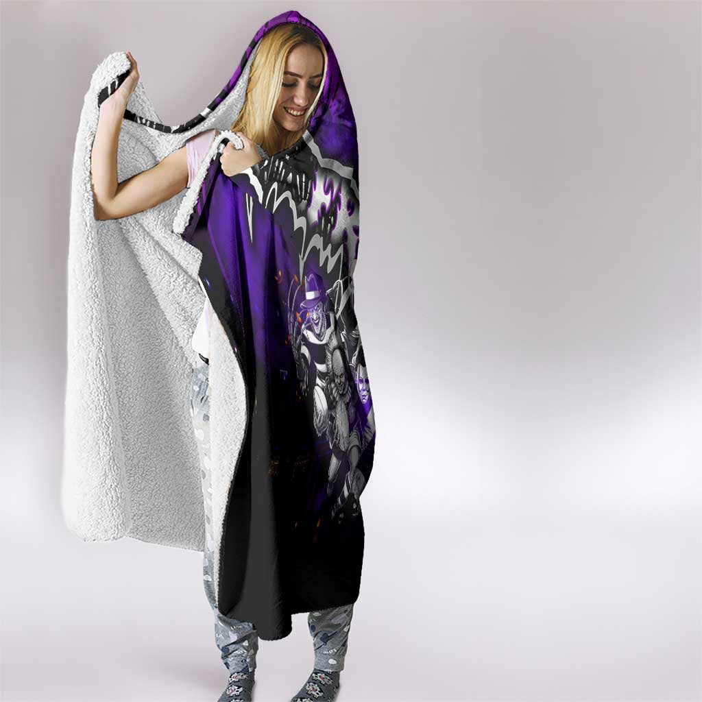 Step Into Horror Domain Freo Football Hooded Blanket Halloween Horror Movie Characters - Aussie Hoodie