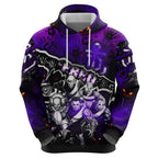 Step Into Horror Domain Freo Football Hoodie Halloween Horror Movie Characters - Aussie Hoodie