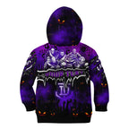 Step Into Horror Domain Freo Football Kid Hoodie Halloween Horror Movie Characters - Aussie Hoodie