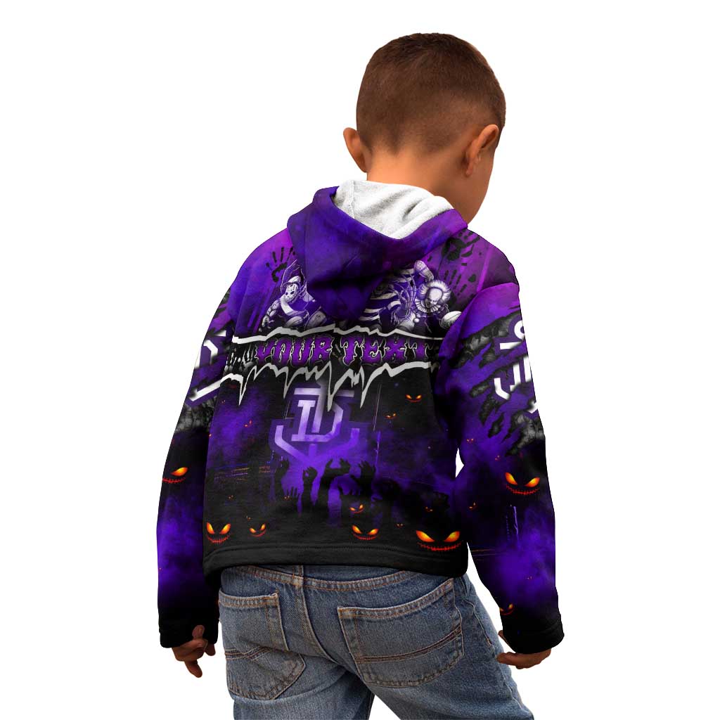 Step Into Horror Domain Freo Football Kid Hoodie Halloween Horror Movie Characters - Aussie Hoodie