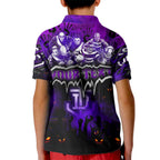 Step Into Horror Domain Freo Football Kid Polo Shirt Halloween Horror Movie Characters - Aussie Hoodie