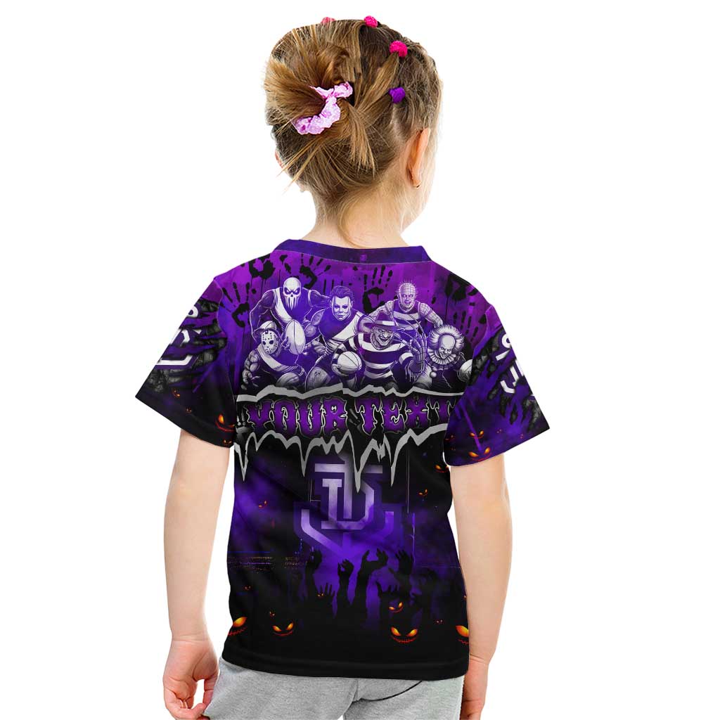Step Into Horror Domain Freo Football Kid T Shirt Halloween Horror Movie Characters - Aussie Hoodie