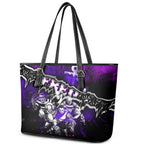 Step Into Horror Domain Freo Football Leather Tote Bag Halloween Horror Movie Characters - Aussie Hoodie