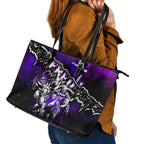 Step Into Horror Domain Freo Football Leather Tote Bag Halloween Horror Movie Characters - Aussie Hoodie