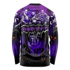 Step Into Horror Domain Freo Football Long Sleeve Shirt Halloween Horror Movie Characters - Aussie Hoodie
