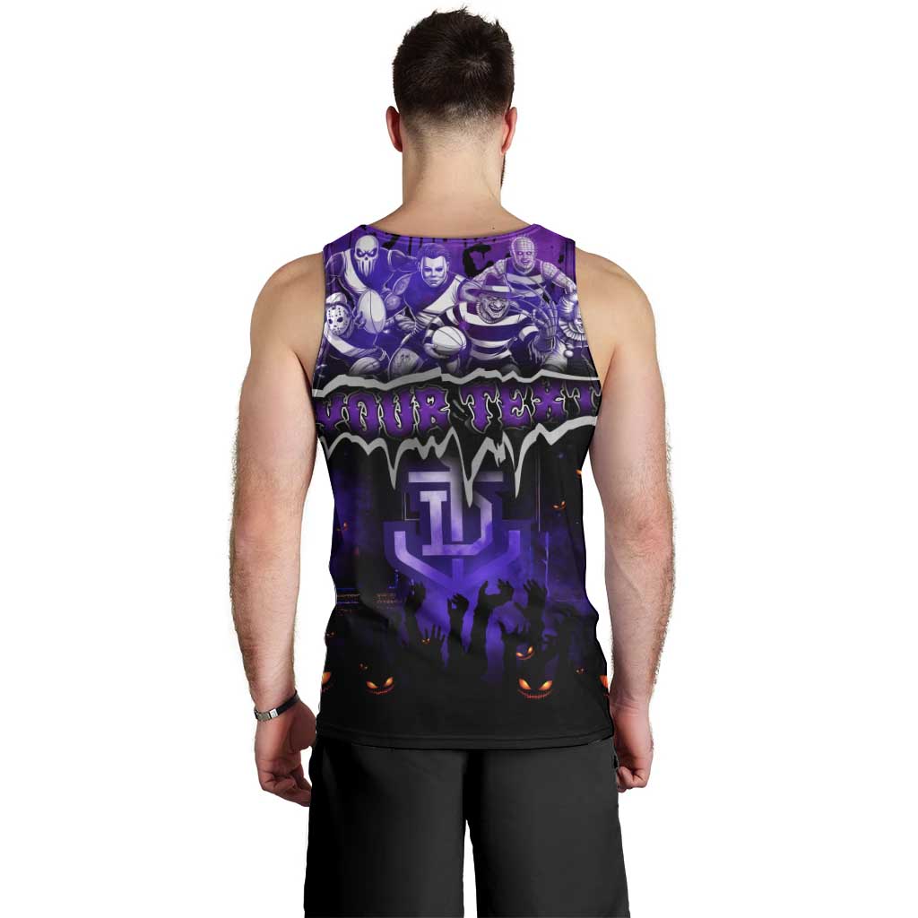 Step Into Horror Domain Freo Football Men Tank Top Halloween Horror Movie Characters - Aussie Hoodie