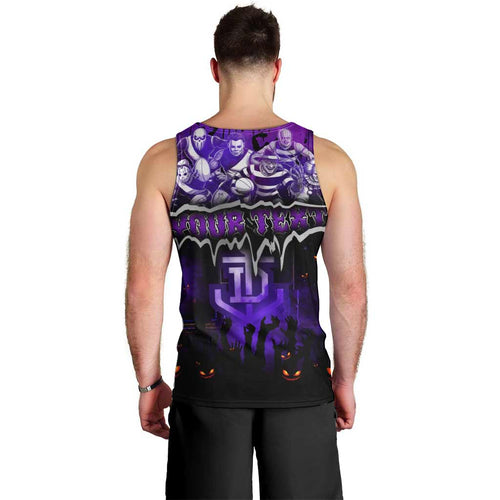 Step Into Horror Domain Freo Football Men Tank Top Halloween Horror Movie Characters - Aussie Hoodie