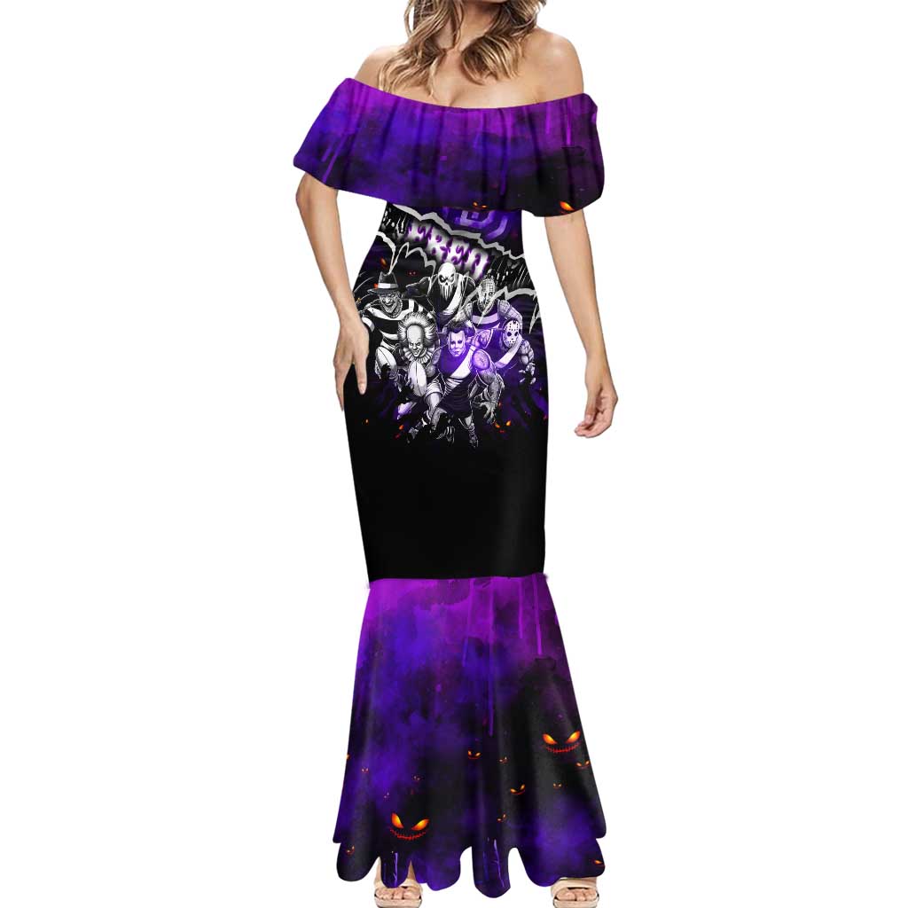Step Into Horror Domain Freo Football Mermaid Dress Halloween Horror Movie Characters - Aussie Hoodie