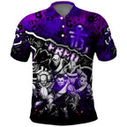 Step Into Horror Domain Freo Football Polo Shirt Halloween Horror Movie Characters - Aussie Hoodie