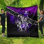 Step Into Horror Domain Freo Football Quilt Halloween Horror Movie Characters - Aussie Hoodie