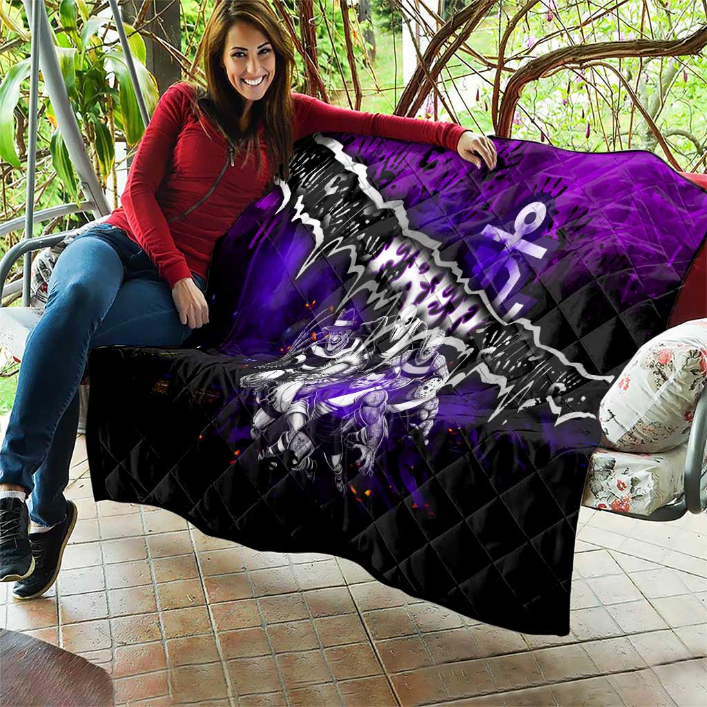 Step Into Horror Domain Freo Football Quilt Halloween Horror Movie Characters - Aussie Hoodie
