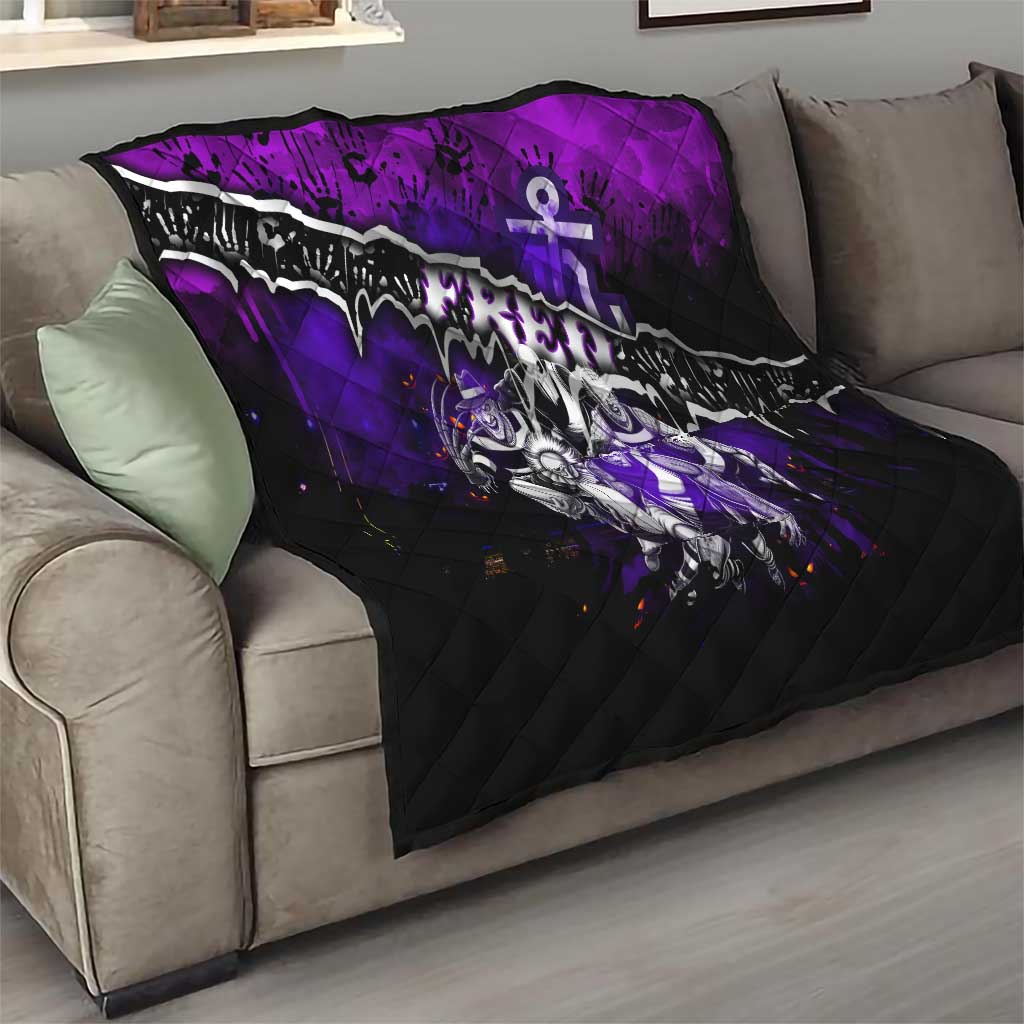Step Into Horror Domain Freo Football Quilt Halloween Horror Movie Characters - Aussie Hoodie