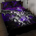 Step Into Horror Domain Freo Football Quilt Bed Set Halloween Horror Movie Characters - Aussie Hoodie