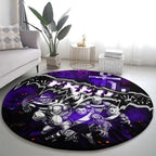 Step Into Horror Domain Freo Football Round Carpet Halloween Horror Movie Characters - Aussie Hoodie