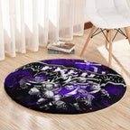 Step Into Horror Domain Freo Football Round Carpet Halloween Horror Movie Characters - Aussie Hoodie