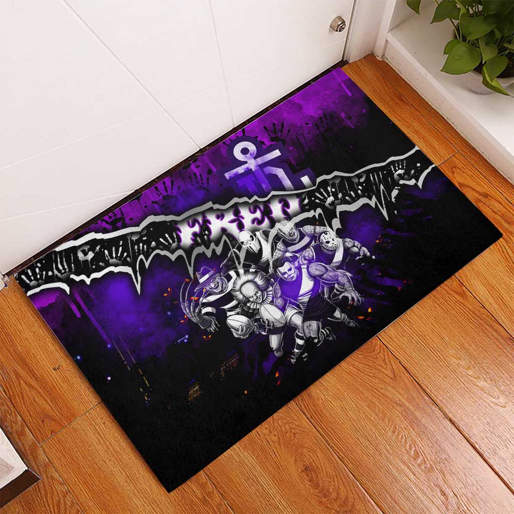Step Into Horror Domain Freo Football Rubber Doormat Halloween Horror Movie Characters - Aussie Hoodie