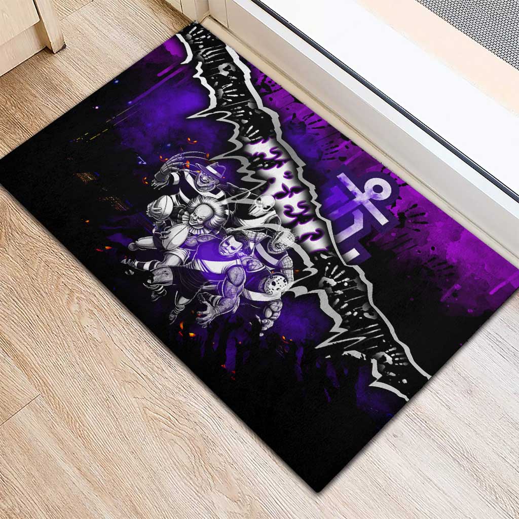 Step Into Horror Domain Freo Football Rubber Doormat Halloween Horror Movie Characters - Aussie Hoodie