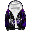 Step Into Horror Domain Freo Football Sherpa Hoodie Halloween Horror Movie Characters - Aussie Hoodie