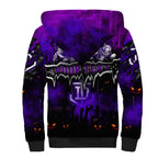 Step Into Horror Domain Freo Football Sherpa Hoodie Halloween Horror Movie Characters - Aussie Hoodie