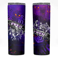 Step Into Horror Domain Freo Football Skinny Tumbler Halloween Horror Movie Characters - Aussie Hoodie