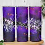 Step Into Horror Domain Freo Football Skinny Tumbler Halloween Horror Movie Characters - Aussie Hoodie