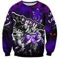 Step Into Horror Domain Freo Football Sweatshirt Halloween Horror Movie Characters - Aussie Hoodie