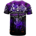 Step Into Horror Domain Freo Football T Shirt Halloween Horror Movie Characters - Aussie Hoodie