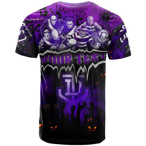 Step Into Horror Domain Freo Football T Shirt Halloween Horror Movie Characters - Aussie Hoodie