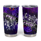 Step Into Horror Domain Freo Football Tumbler Cup Halloween Horror Movie Characters - Aussie Hoodie