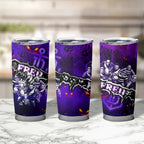 Step Into Horror Domain Freo Football Tumbler Cup Halloween Horror Movie Characters - Aussie Hoodie