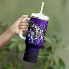 Step Into Horror Domain Freo Football Tumbler With Handle Halloween Horror Movie Characters - Aussie Hoodie