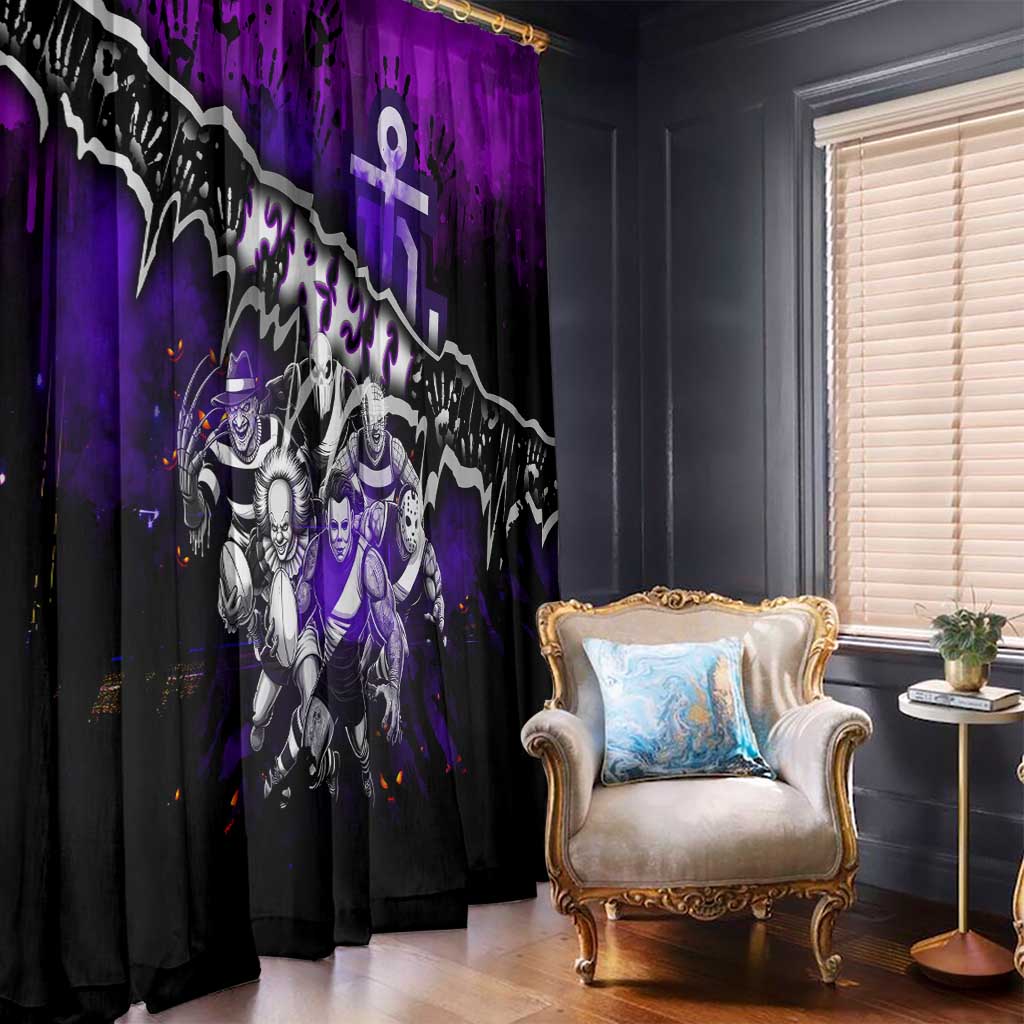 Step Into Horror Domain Freo Football Window Curtain Halloween Horror Movie Characters - Aussie Hoodie