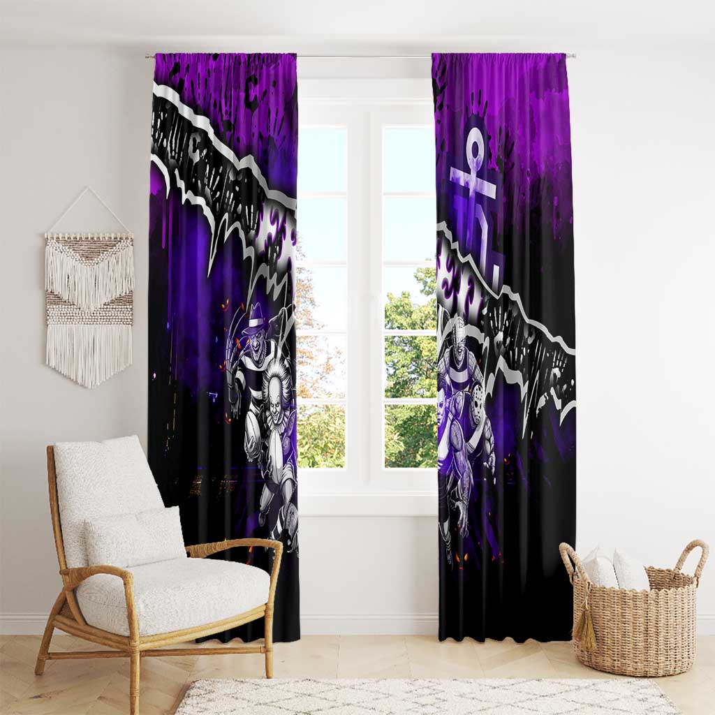 Step Into Horror Domain Freo Football Window Curtain Halloween Horror Movie Characters - Aussie Hoodie