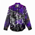 Step Into Horror Domain Freo Football Women Casual Shirt Halloween Horror Movie Characters - Aussie Hoodie