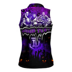 Step Into Horror Domain Freo Football Women Sleeveless Polo Shirt Halloween Horror Movie Characters - Aussie Hoodie