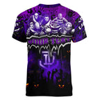 Step Into Horror Domain Freo Football Women V-Neck T-Shirt Halloween Horror Movie Characters - Aussie Hoodie
