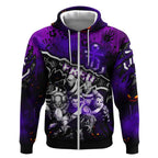 Step Into Horror Domain Freo Football Zip Hoodie Halloween Horror Movie Characters - Aussie Hoodie