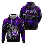 Step Into Horror Domain Freo Football Zip Hoodie Halloween Horror Movie Characters - Aussie Hoodie
