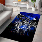 Step Into Horror Domain Cats Football Area Rug Halloween Horror Movie Characters - Aussie Hoodie