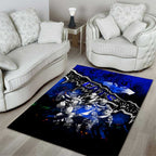 Step Into Horror Domain Cats Football Area Rug Halloween Horror Movie Characters - Aussie Hoodie