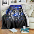 Step Into Horror Domain Cats Football Blanket Halloween Horror Movie Characters - Aussie Hoodie