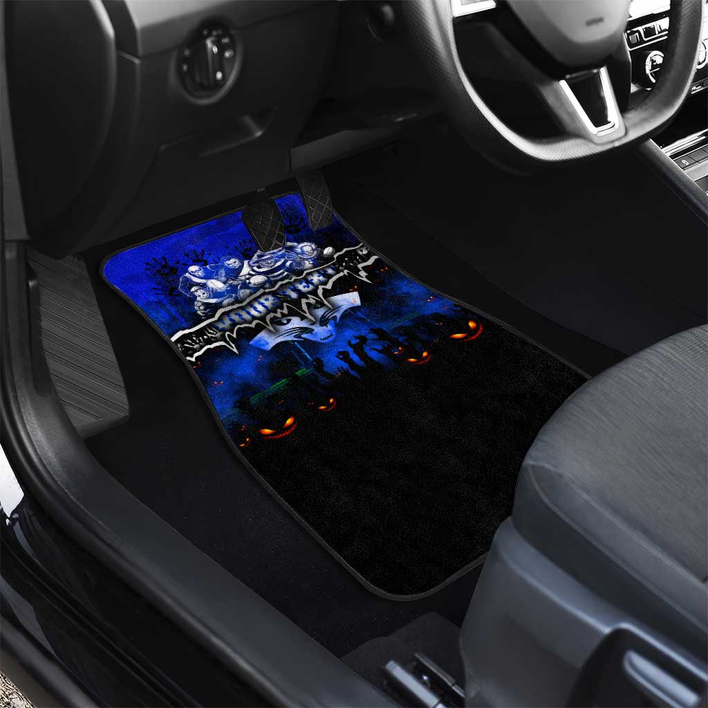 Step Into Horror Domain Cats Football Car Mats Halloween Horror Movie Characters - Aussie Hoodie