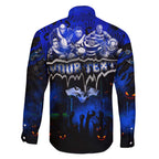 Step Into Horror Domain Cats Football Family Matching Short Sleeve Bodycon Dress and Hawaiian Shirt Halloween Horror Movie Characters - Aussie Hoodie