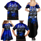Step Into Horror Domain Cats Football Family Matching Summer Maxi Dress and Hawaiian Shirt Halloween Horror Movie Characters - Aussie Hoodie