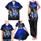Step Into Horror Domain Cats Football Family Matching Tank Maxi Dress and Hawaiian Shirt Halloween Horror Movie Characters - Aussie Hoodie