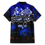 Step Into Horror Domain Cats Football Hawaiian Shirt Halloween Horror Movie Characters - Aussie Hoodie