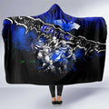 Step Into Horror Domain Cats Football Hooded Blanket Halloween Horror Movie Characters - Aussie Hoodie