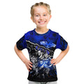 Step Into Horror Domain Cats Football Kid T Shirt Halloween Horror Movie Characters - Aussie Hoodie